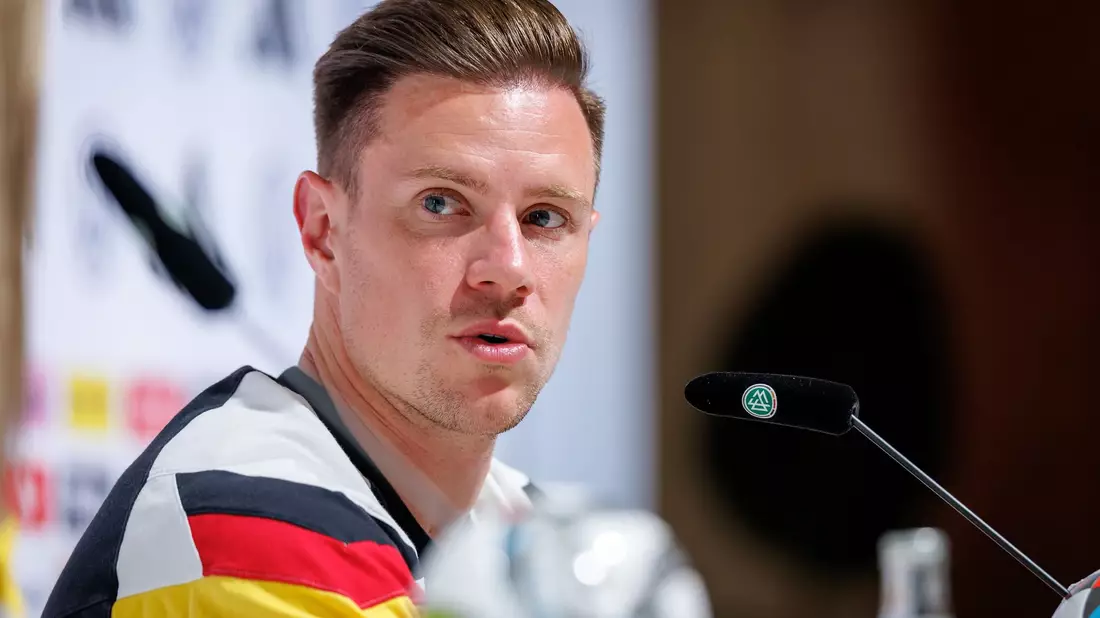 Die WM findet ohne ter Stegen statt, eine Oberschenkelverletzung stoppte seine Pläne. (Archivbild) - Bild: Daniel Karmann/dpa