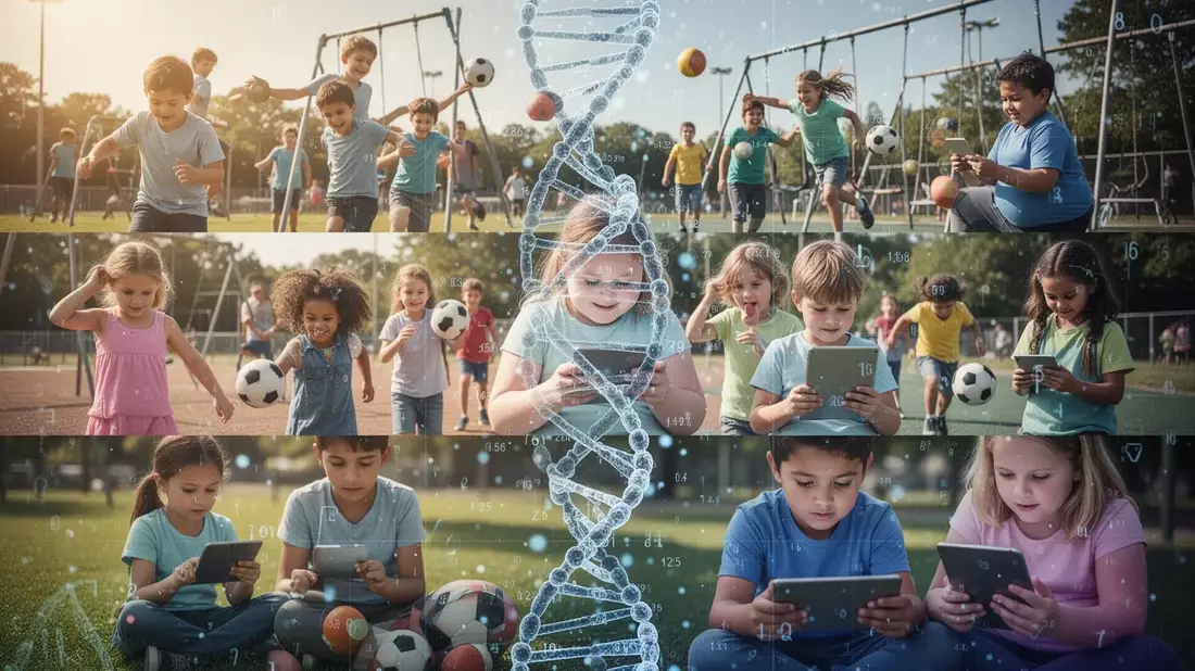 Genetische Veranlagung: 79% der Übergewichtsneigung bei Kindern vererbt