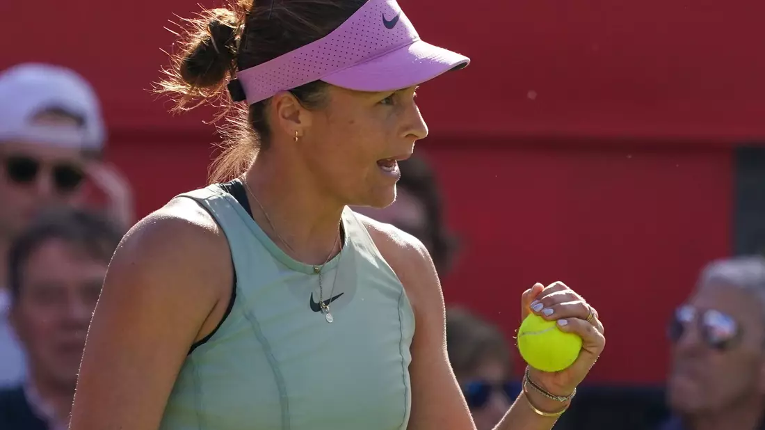 Steht in Eastbourne im Halbfinale: Tatjana Maria. (Archivbild) - Bild: Alberto Pezzali/AP/dpa
