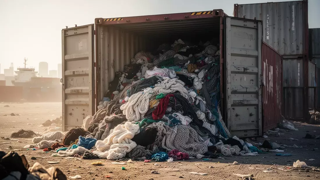 Olaf zerschlägt Netzwerk für illegalen Textilabfall-Export