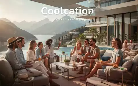 Eine Gruppe von Menschen genießt einen Kurzurlaub an einem modernen Urlaubsort, der Entspannung und neue Reisetrends symbolisiert. - Foto: über boerse-global.de