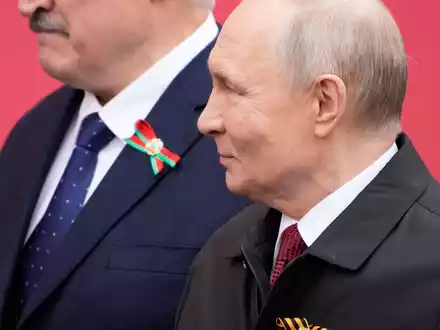 Lukaschenko ist der engste Verbündete Putins nach vier Jahren Krieg in der Ukraine. (Archivbild) - Foto: Pavel Bednyakov/Pool AP/AP/dpa
