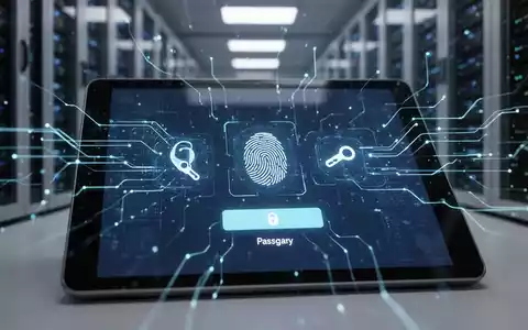 Digitale Oberfläche mit sicherem Login und Multi-Faktor-Authentifizierung, symbolisiert Online-Sicherheit und Datenschutz. - Foto: über boerse-global.de