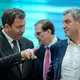 Auch Bundesfinanzminister Lars Klingbeil und Bayerns Ministerpräsident Markus Söder waren bei dem Treffen dabei. - Bild: Kay Nietfeld/dpa