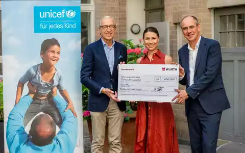 Würth-Gruppe spendet an UNICEF - Foto: UNICEF/Julia Zimmermann über pressetext.de