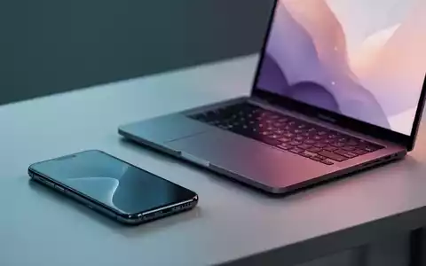 Ein modernes Smartphone und ein Laptop auf einem Schreibtisch. Das Smartphone deutet auf sinkende Preise, der Laptop auf steigende Preise hin. - Foto: über boerse-global.de