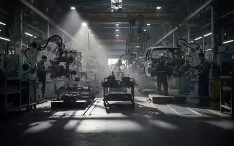 Eine Fabrikhalle eines Automobilzulieferers, in der eine angespannte Stimmung vor einem drohenden Arbeitskampf herrscht. - Foto: über boerse-global.de