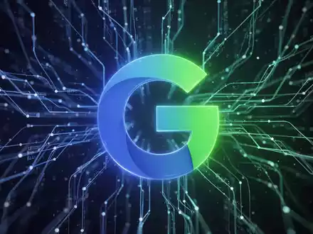 Microsoft Edge-Logo verschmilzt mit Google 'G'-Logo, symbolisiert plattformübergreifende Kontointegration und Datenfluss. - Foto: über boerse-global.de