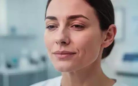 Eine Person führt subtile Gesichtsübungen aus, die Ruhe und Konzentration vermitteln, vor einem unscharfen therapeutischen Hintergrund. - Foto: über boerse-global.de