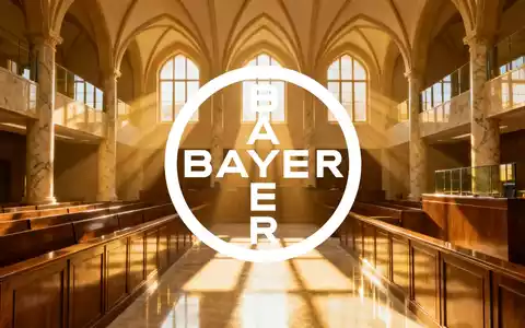 Ein riesiger, leerer Gerichtssaal, der in ätherisches Licht getaucht ist und rechtliche Entlastung und einen klaren Weg symbolisiert. - Foto: über boerse-global.de
