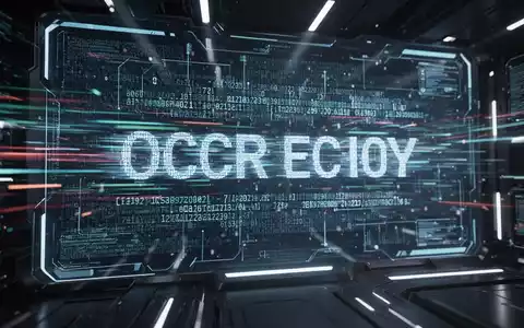 Eine digitale Oberfläche zeigt schnell verarbeiteten Text, der die optische Zeichenerkennung (OCR) veranschaulicht. - Foto: über boerse-global.de