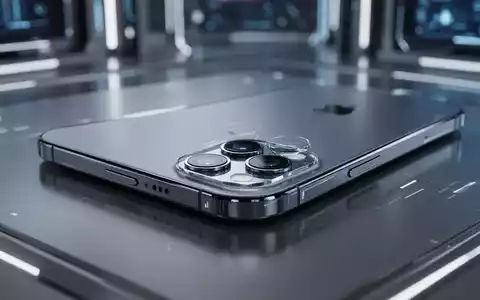 Nahaufnahme eines futuristischen Smartphones mit großem, neu gestaltetem Kameramodul, das fortschrittliche Technologie betont. - Foto: über boerse-global.de