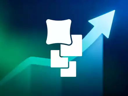 Abstrakte Szene, die finanziellen Optimismus darstellt, mit einem subtil aufsteigenden grafischen Element vor einem blau-grünen Hintergrund. - Foto: über boerse-global.de