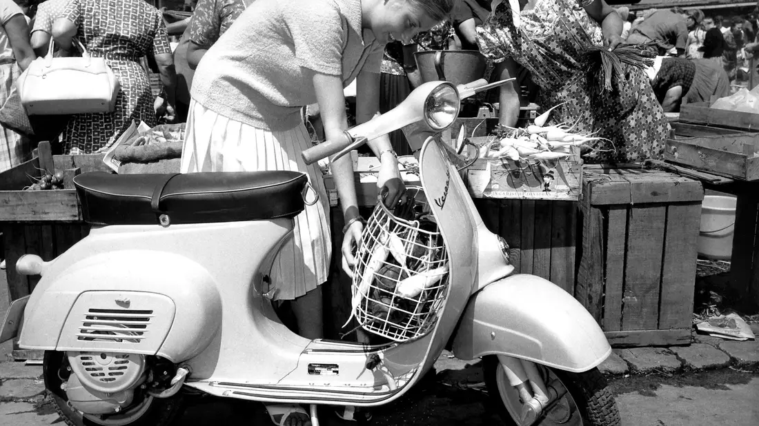 1946 wurde die Vespa zum Patent angemeldet. (Archivbild) - Bild: picture alliance / dpa