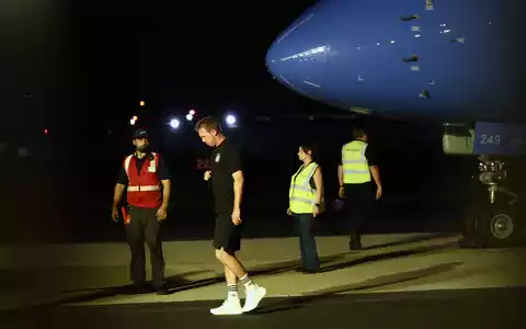 Viel Arbeit, wenig Zeit: Julian Nagelsmann bei der Rückkehr nach Winston-Salem.    - Foto: Christian Charisius/dpa
