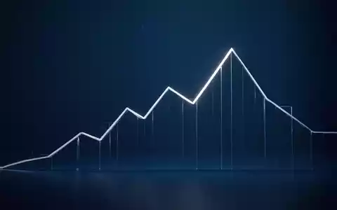Eine minimalistische, abstrakte Darstellung einer aufsteigenden Finanzchartlinie, die einen Höhepunkt erreicht. - Foto: über boerse-global.de