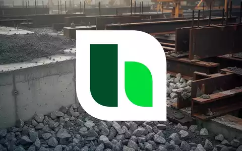 Abstrakte Darstellung der Baustoffindustrie mit Texturen von Beton, Kies und Stahl. Die Stimmung ist stabil und industriell. - Foto: über boerse-global.de
