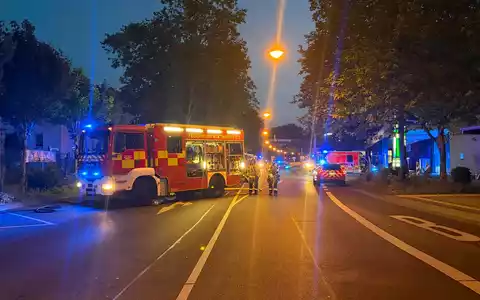FW Mettmann: Bus brannte in Mettmann-Mitte - Foto: presseportal.de
