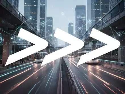 Abstrakte Darstellung des Verkehrsmanagementsystems, das Stabilität und technologische Konnektivität in einer modernen Stadtlandschaft zeigt. - Foto: über boerse-global.de
