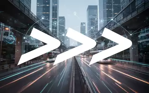 Abstrakte Darstellung des Verkehrsmanagementsystems, das Stabilität und technologische Konnektivität in einer modernen Stadtlandschaft zeigt. - Foto: über boerse-global.de