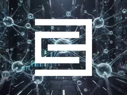 Abstrakte, atmosphärische Szene, die den KI-Sektor darstellt. Leuchtende, vernetzte neuronale Netzwerkknoten vor dunklem, futuristischem Hintergrund. - Foto: über boerse-global.de