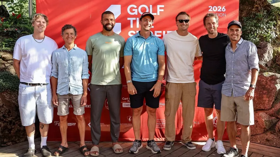 Golfen auf der legendären Kitzbüheler Streif - Bild: presseportal.de