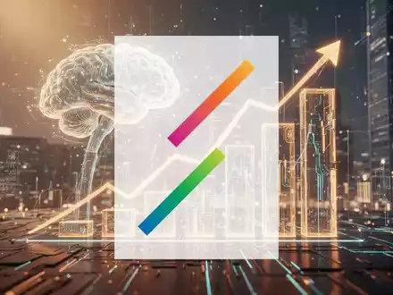 Eine abstrakte, atmosphärische Szene, die den Technologiesektor und künstliche Intelligenz mit optimistischem Wachstum darstellt. - Foto: über boerse-global.de
