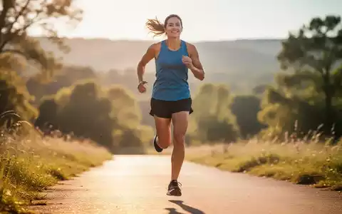 Eine Person läuft dynamisch auf einem sonnigen Weg im Freien, symbolisch für Bewegung als Therapie gegen Depressionen. - Foto: über boerse-global.de