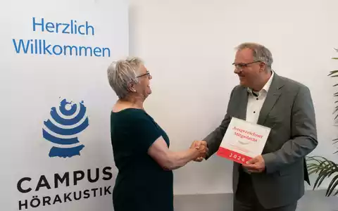 Auszeichnung für gelebte Inklusion in Bildung und Beruf / Campus Hörakustik erhält Gütesiegel des SoVD Schleswig-Holstein - Foto: Akademie für Hörakustik / Fotografin, presseportal.de