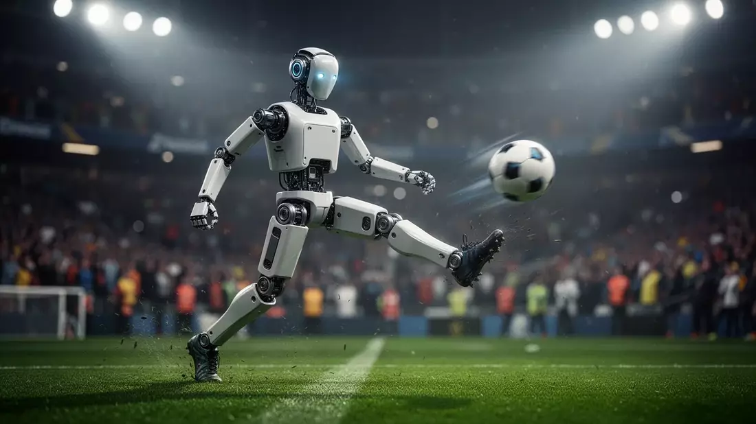 MWC Shanghai 2026: Humanoide Roboter im autonomen Fußball-Wettkampf