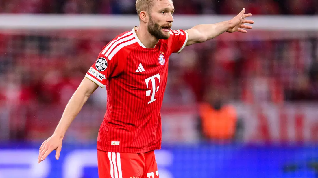 Verlängert beim FC Bayern: Konrad Laimer (Archivbild) - Bild: Tom Weller/dpa