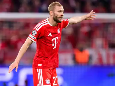 Verlängert beim FC Bayern: Konrad Laimer (Archivbild) - Foto: Tom Weller/dpa