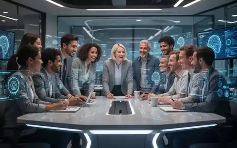 Neue Mitarbeiter in einem modernen Büro, die an einem Tisch zusammenarbeiten und digitale KI-Tools für das Onboarding nutzen. - Foto: über boerse-global.de