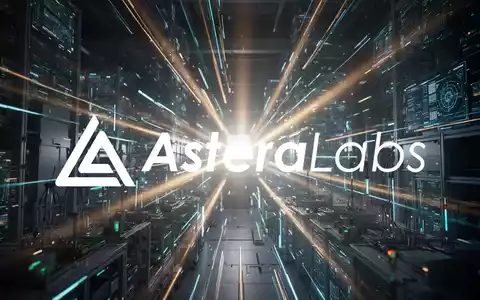 Abstrakte, atmosphärische Szene, die die Halbleiterindustrie darstellt. Dynamische Lichtstrahlen durchdringen eine dunkle, hochtechnologische Umgebung. - Foto: über boerse-global.de