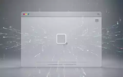 Abstrakte Browser-Oberfläche mit entferntem 'Sammlungen'-Symbol, das die Einstellung einer Funktion und Datenmigration symbolisiert. - Foto: über boerse-global.de