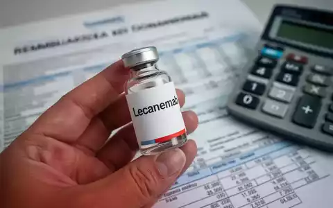 Eine Hand hält ein Medikamentenfläschchen, unscharf im Hintergrund sind italienische Finanzdokumente und ein Taschenrechner zu sehen. - Foto: über boerse-global.de