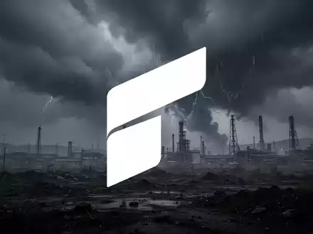Dunkle, stürmische Wolken über einer trostlosen Industrielandschaft, die einen brutalen Ausverkauf im Verteidigungssektor symbolisieren. - Foto: über boerse-global.de