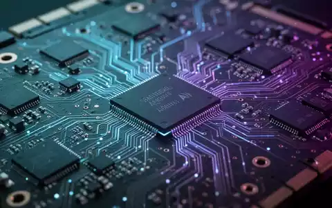 Nahaufnahme einer leuchtenden, komplexen GPU-Platine, die KI-Technologie und steigende Preise im Cloud-Computing symbolisiert. - Foto: über boerse-global.de