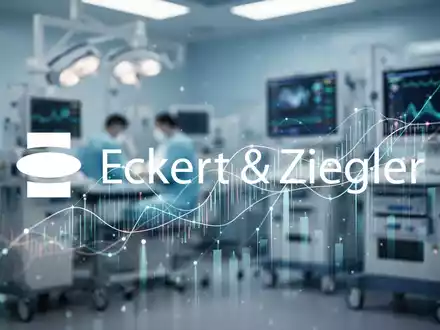 Abstrakte Szene des Medizintechniksektors mit subtilen leuchtenden Linien, die Datenfluss und Investitionen darstellen, vor verschwommenem Hintergrund von High-Tech-Medizingeräten. Ruhige, wohlhabende Stimmung. - Foto: über boerse-global.de