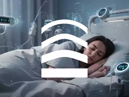 Abstrakte Szene des Gesundheitstechnologie-Sektors mit futuristischen medizinischen Komponenten in einer ruhigen, schlafbezogenen Umgebung. - Foto: über boerse-global.de