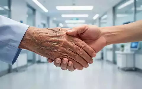 Ältere und jüngere Hände treffen sich, symbolisieren den Einfluss des Einkommens auf Gesundheit und Lebenserwartung. - Foto: über boerse-global.de