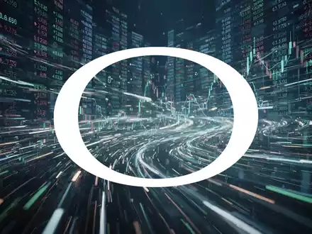 Abstrakte Darstellung von Datenströmen, die Aktienmarkttransaktionen und die Wiederveräußerung von Aktien symbolisieren. Dynamisch und geschäftig. - Foto: über boerse-global.de