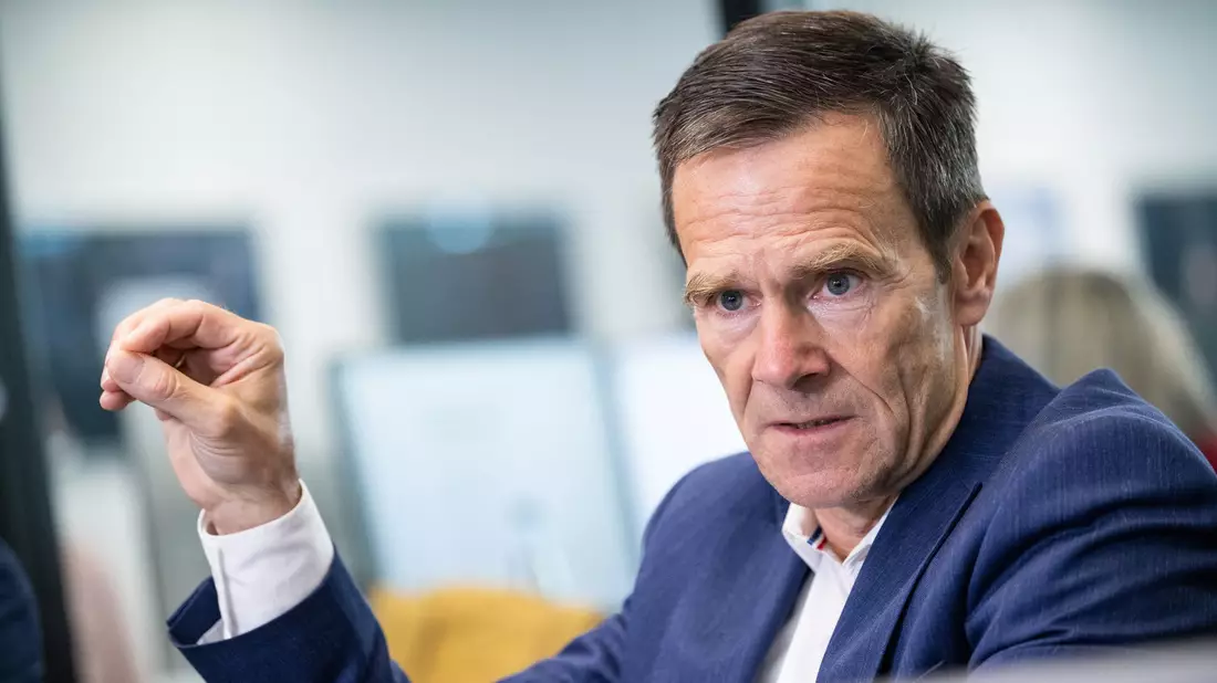 Dax-Manager von Achten: «Das ist keine Stagnation mehr, das ist Rezession.»  - Bild: Sebastian Gollnow/dpa