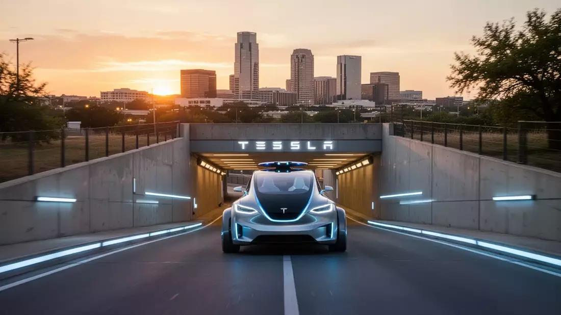 Tesla Robotaxi: Spektakuläre Tunnel-Fahrt in Austin