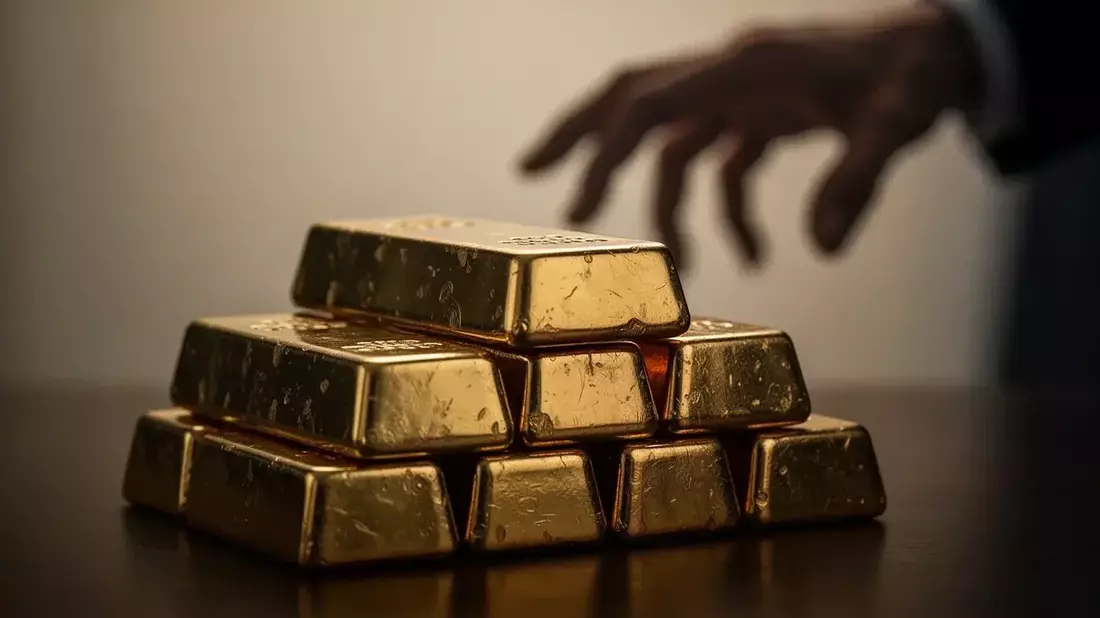 Oro cae 27% desde máximos: tensiones geopolíticas y Fed presionan al metal precioso
