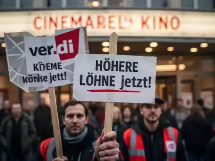 CinemaxX-Streik: ver.di fordert 15,80 Euro Mindestlohn - Foto: über boerse-global.de