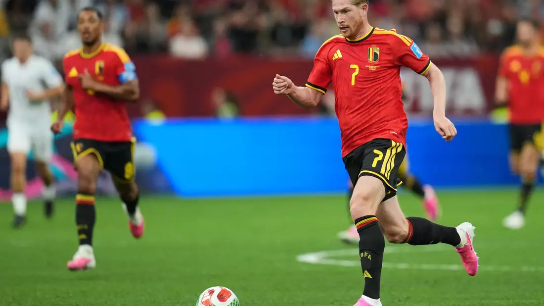 Kommt allmählich besser in Fahrt: Kevin De Bruyne. - Bild: Abbie Parr/AP/dpa