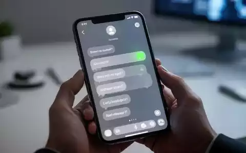 Ein Smartphone zeigt eine modernisierte Messaging-App-Oberfläche mit halbtransparenten Elementen und einem grünen Online-Statuspunkt. - Foto: über boerse-global.de