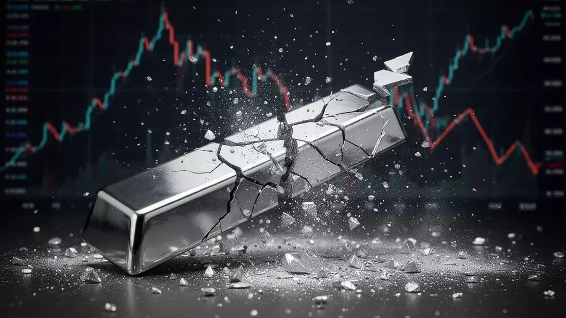 La plata cae un 50%: tipos de la Fed y demanda industrial en tensión