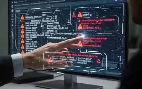 Eine Hand zeigt auf einen Bildschirm mit CSV-Daten, Fehlermeldungen und fragmentierten Kontaktdaten – Symbol für Datenimportprobleme. - Foto: über boerse-global.de